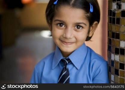 Portrait of a school girl