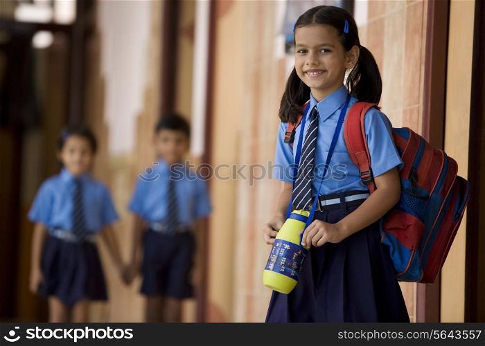 Portrait of a school girl