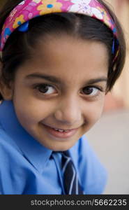 Portrait of a school girl