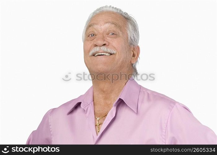 Portrait of a senior man smiling