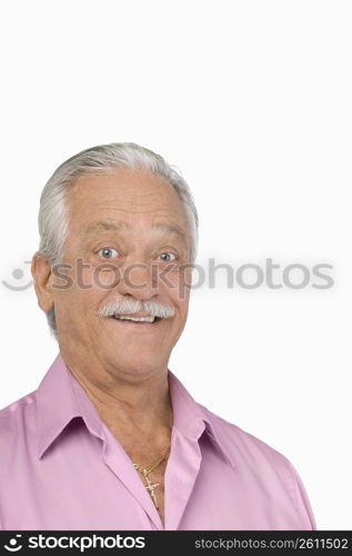 Portrait of a senior man smiling