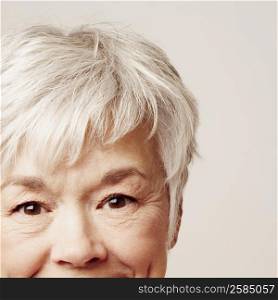Portrait of a senior woman&acute;s face