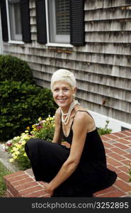 Portrait of a senior woman smiling