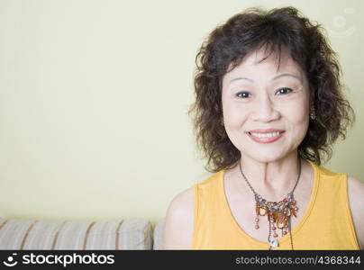 Portrait of a senior woman smiling