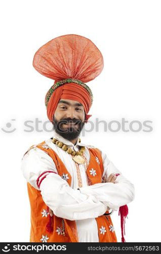 Portrait of a Sikh man