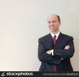 Portrait of a smiling business man.