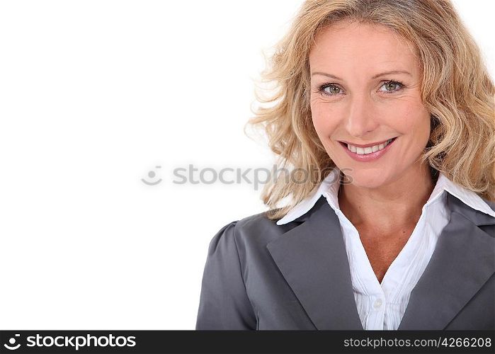 Portrait of a smiling mature woman