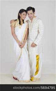 Portrait of a South Indian couple