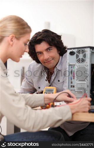 portrait of a technician