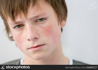 Portrait of a teenage boy