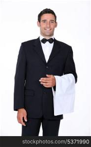 portrait of a waiter
