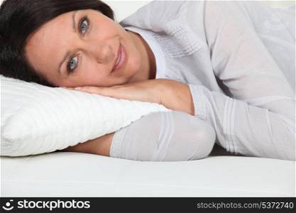 Portrait of a woman relaxing
