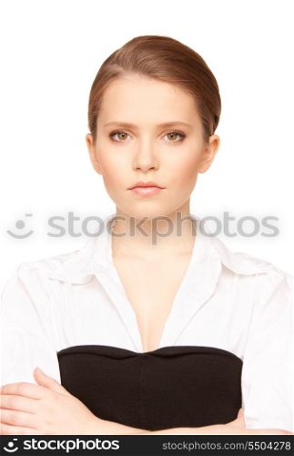 portrait of a young attractive businesswoman