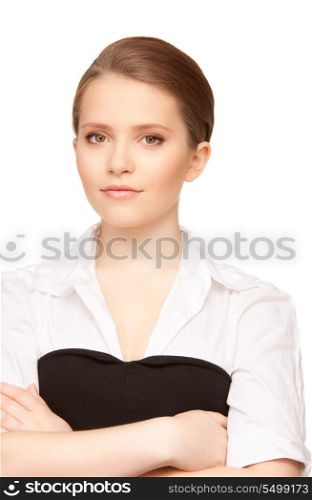 portrait of a young attractive businesswoman&#xA;