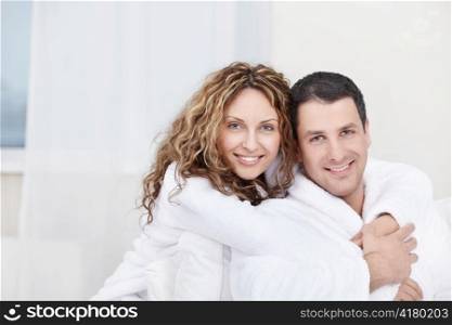 Portrait of a young attractive couple