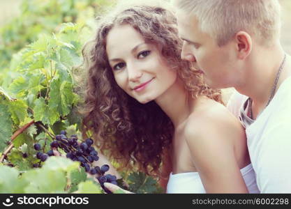 Portrait of a young happy couple