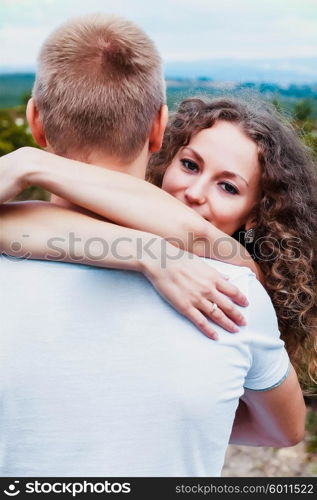 Portrait of a young happy couple