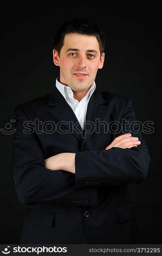 portrait of a young man in suit