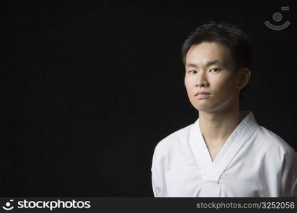 Portrait of a young man looking confident