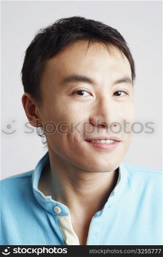 Portrait of a young man smiling