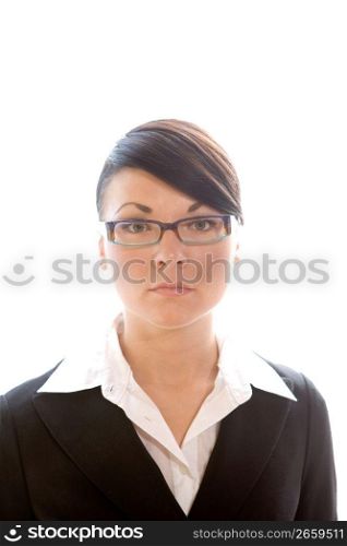 Portrait of a young woman office worker