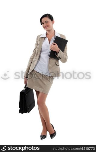 Portrait of an attractive businesswoman