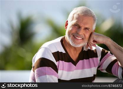Portrait of an elderly man