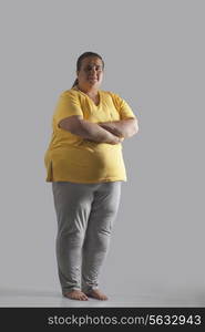 Portrait of an obese woman