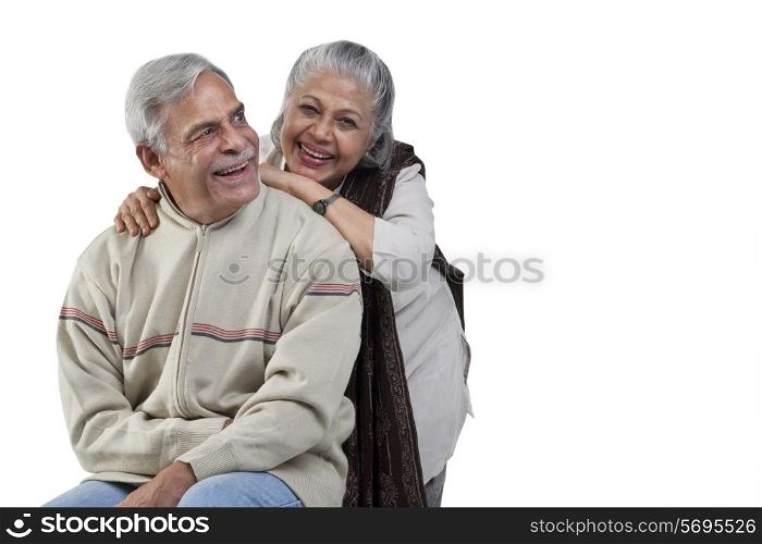 Portrait of an old couple