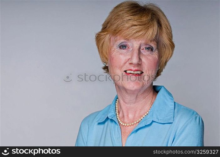 Portrait of an older senior woman.