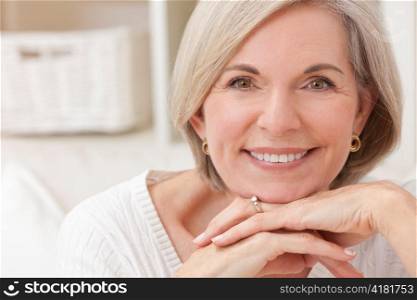 Portrait of Attractive Senior Woman