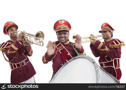 Portrait of bandwala smiling