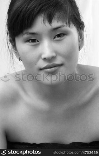 Portrait of beautiful asian young woman