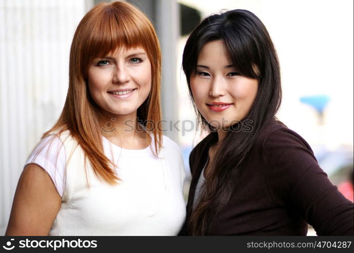 Portrait of beautiful asian young woman