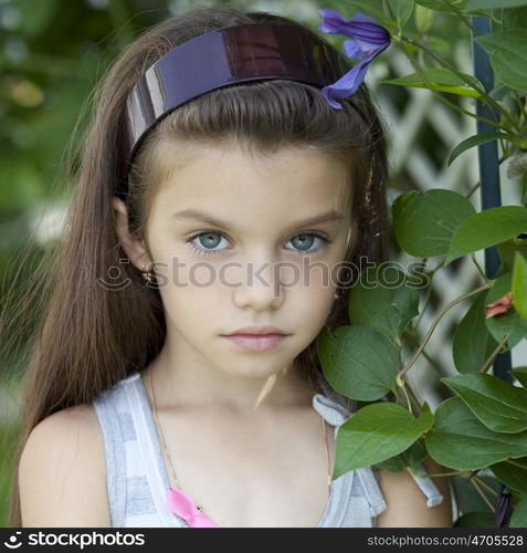 Portrait of beautiful little girl