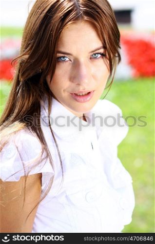 Portrait of beautiful woman outdoor&#xA;&#xA;