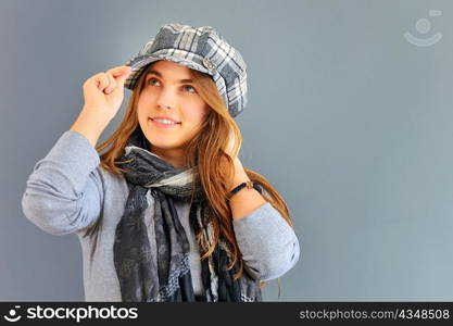 portrait of beautiful young girl