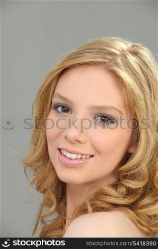 portrait of beautiful young woman