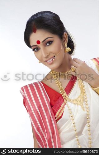 Portrait of Bengali woman