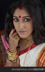 Portrait of Bengali woman