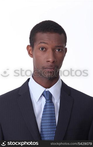 Portrait of black man
