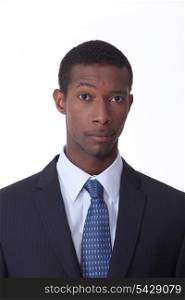Portrait of black man