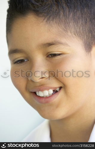 Portrait Of Boy Smiling