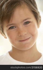 Portrait Of Boy Smiling