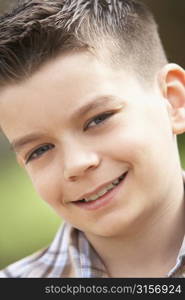 Portrait Of Boy Smiling