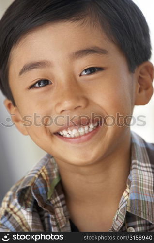 Portrait Of Boy Smiling