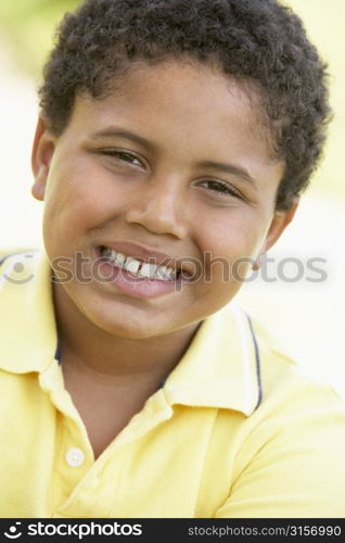 Portrait Of Boy Smiling