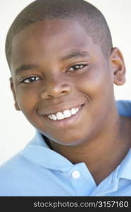 Portrait Of Boy Smiling