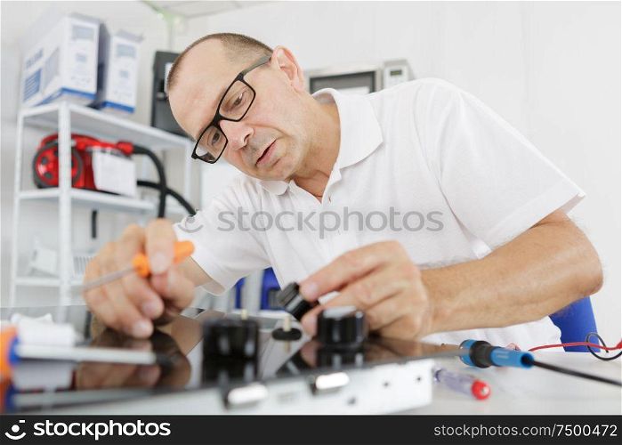 portrait of brand maintenance worker