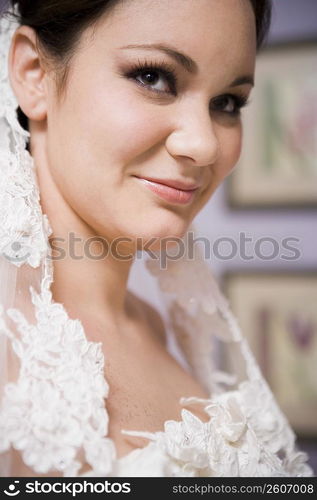 Portrait of bride